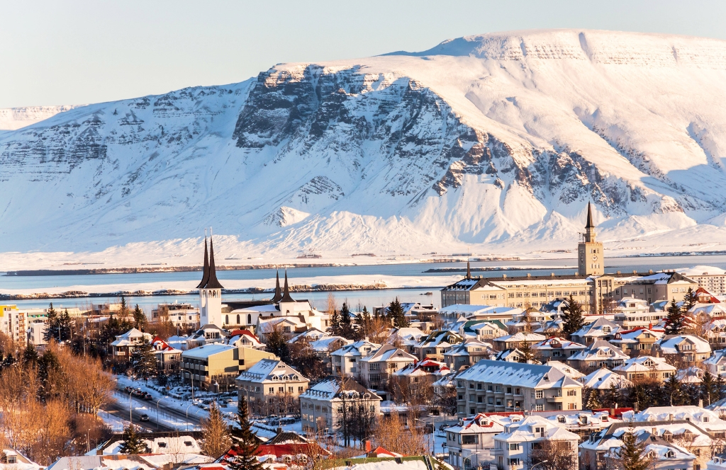 Blick auf Reykjavik