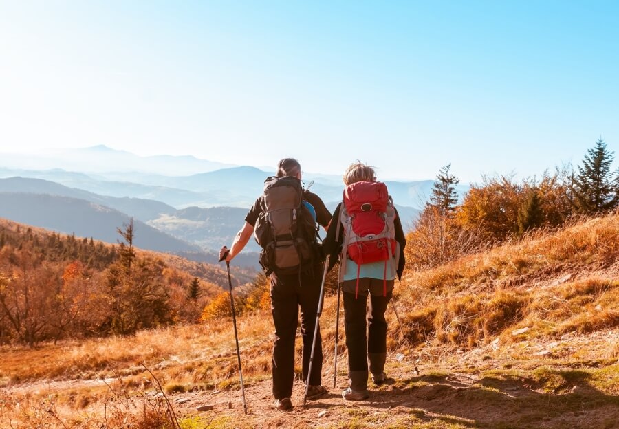 Ein Wanderrucksack als eines der besten Geschenke zur Rente