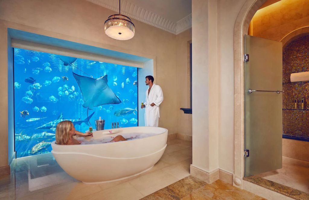 one of the best honeymoon hotels in dubai is the palm