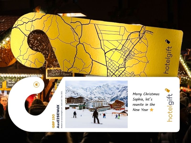 a hotel gift card for a unique christmas gift