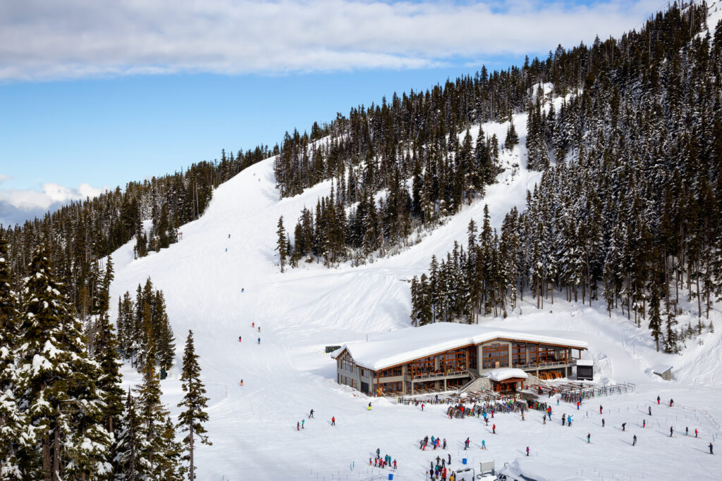 Whistler mountain, ski resort in Canada