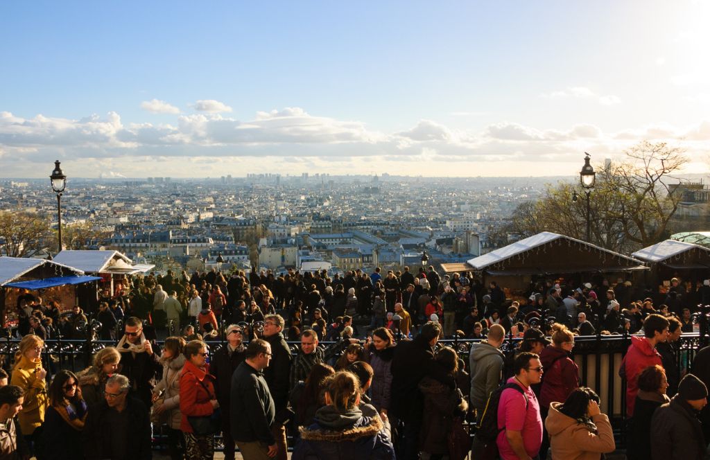 the montmartre christmas market is one of the best in paris