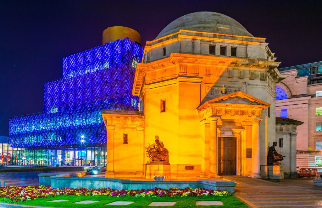 birmingham Centenary Square on NYE
