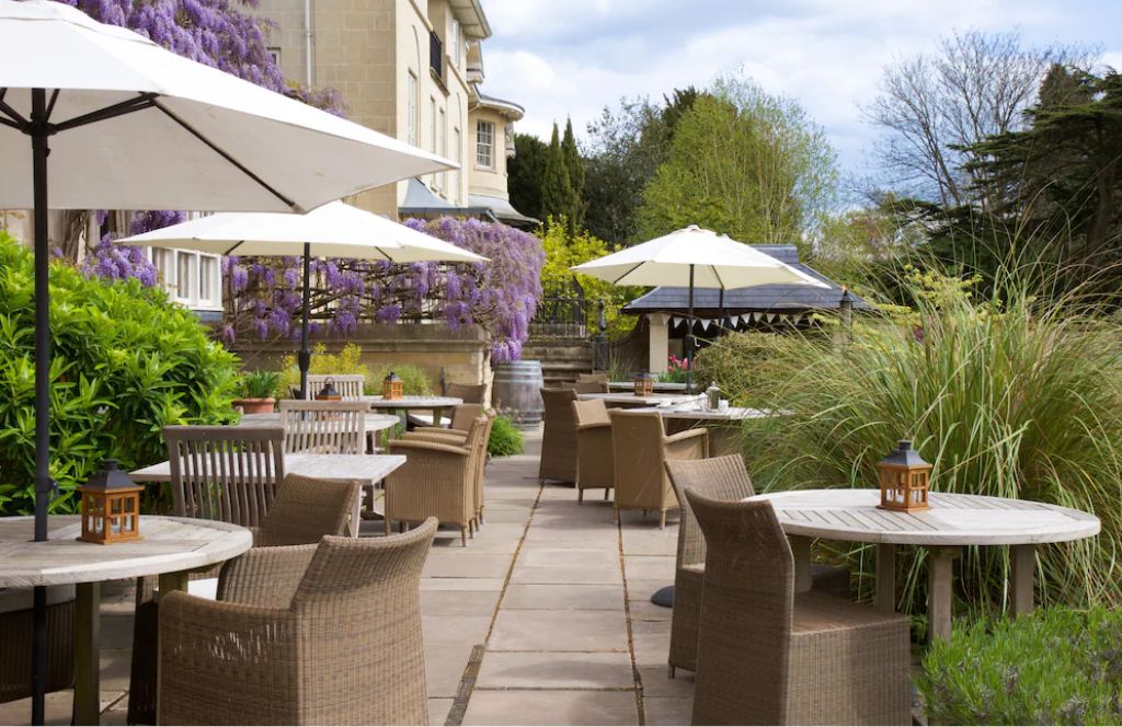 the priory hotel in bath is one of the most romantic hotels in the area
