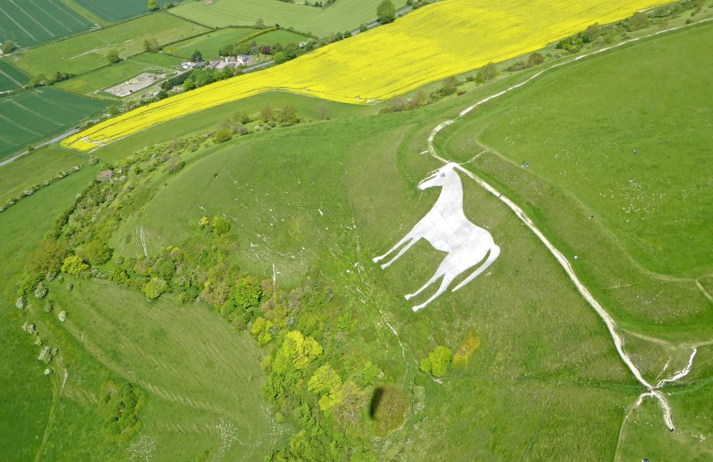 the bratton camp and white horse is one of the most fascinating uk historical sites