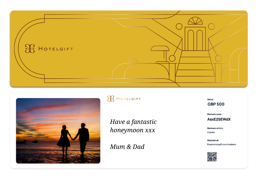 hotelgiftcard for honeymoon in dubai