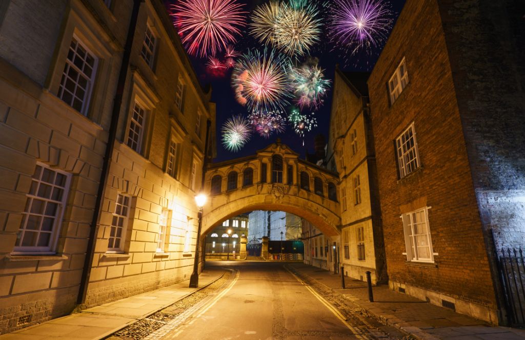 new year fireworks in the uk
