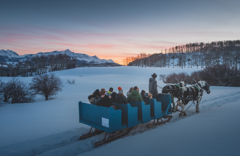 Telluride, Colorado at Christmas