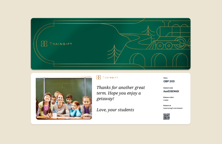 Traingift is a great gift for teachers in the UK
