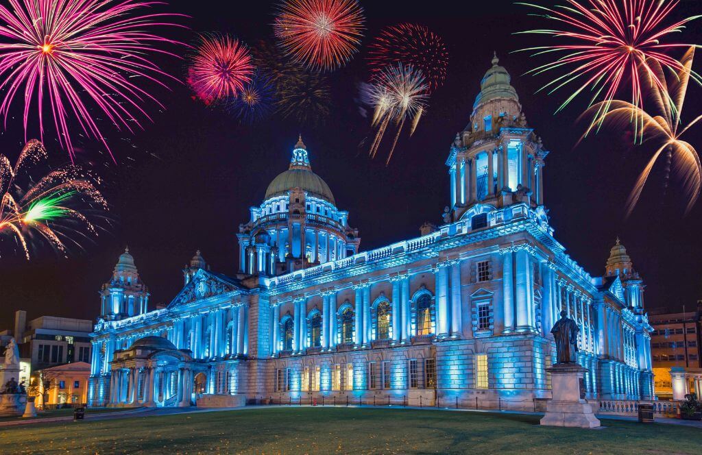 belfast new year fireworks 2024