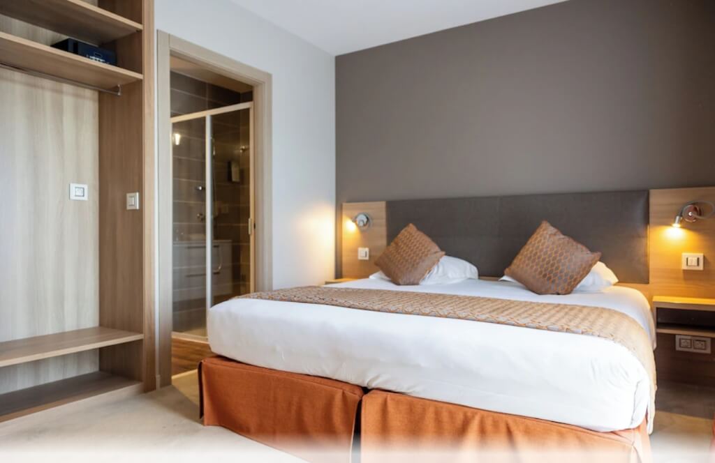Chambre de l'Hôtel le Bastia