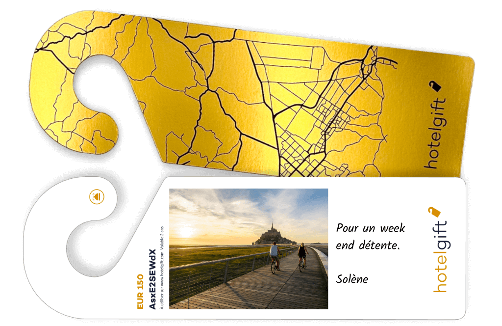 Une carte cadeau Hotelgift offerte pour un week end évasion en France en Septembre