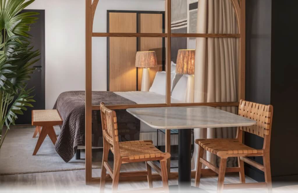 Une chambre de l'hôtel Maison du Monde à Marseille