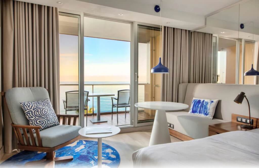 Une chambre du Radisson Blu Hotel à Nice