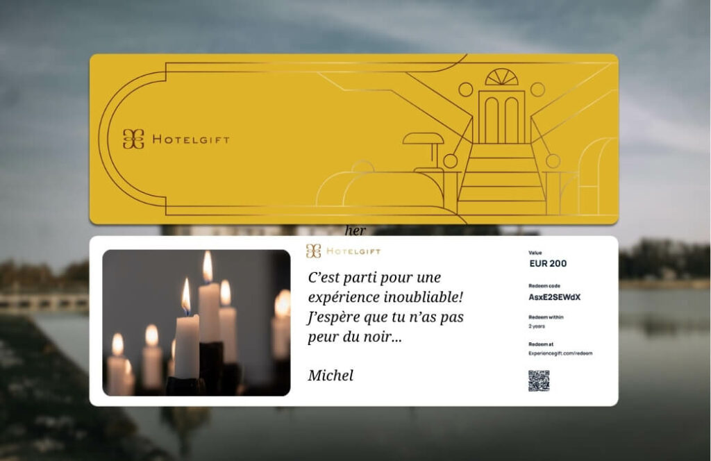 Carte cadeau Hotelgift pour passer la nuit dans un chateau hanté en France