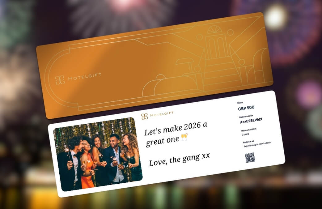 Hotelgift voucher to spend New Year's Eve in the UK