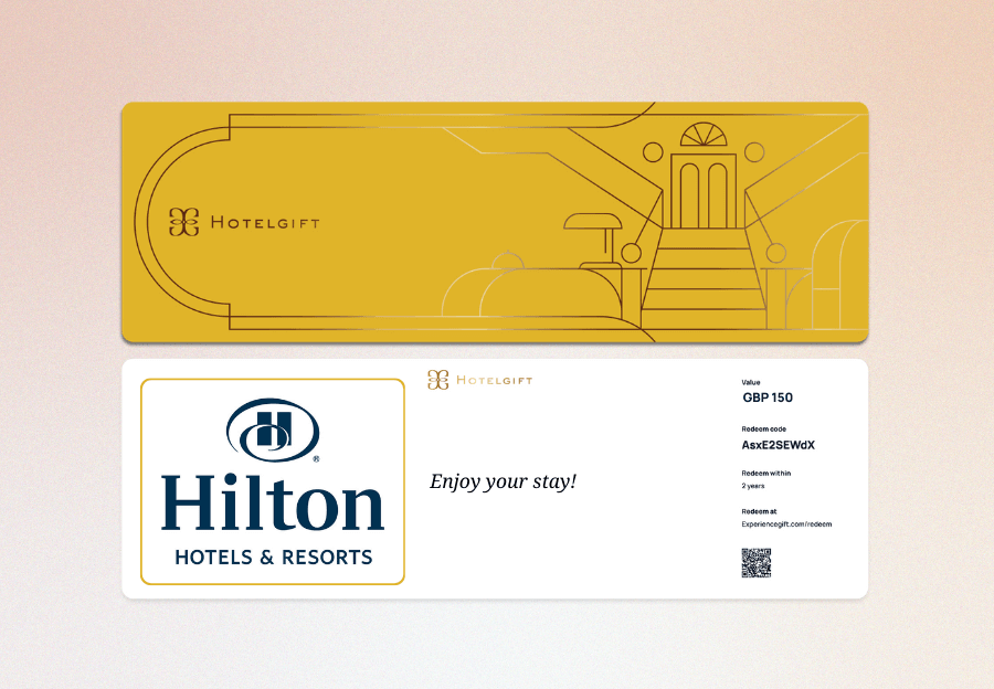 Physical gift card by mail