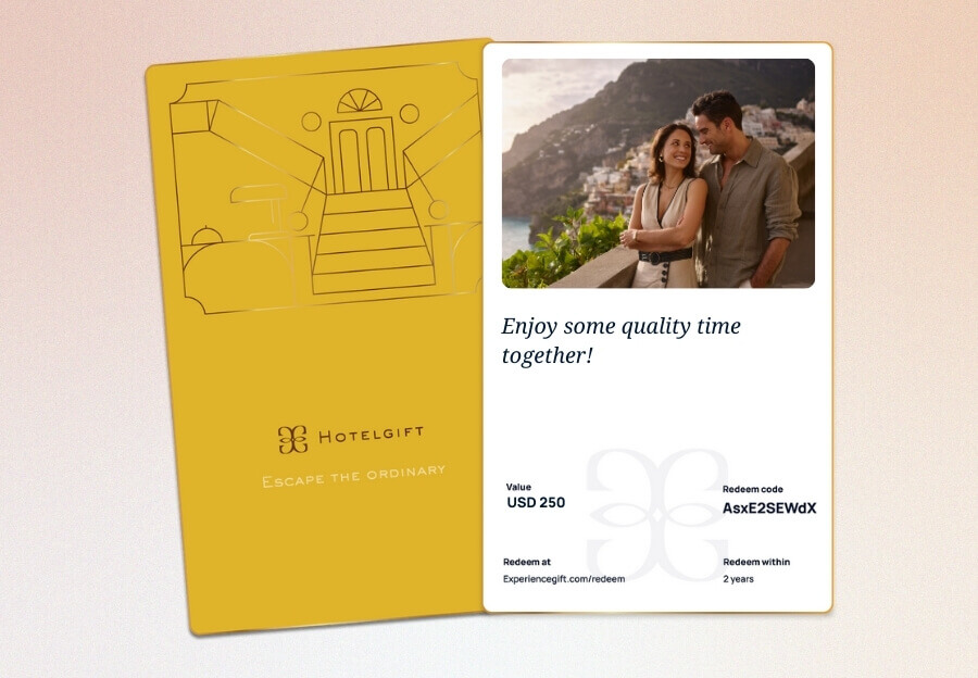 How is Hotelgift delivered?