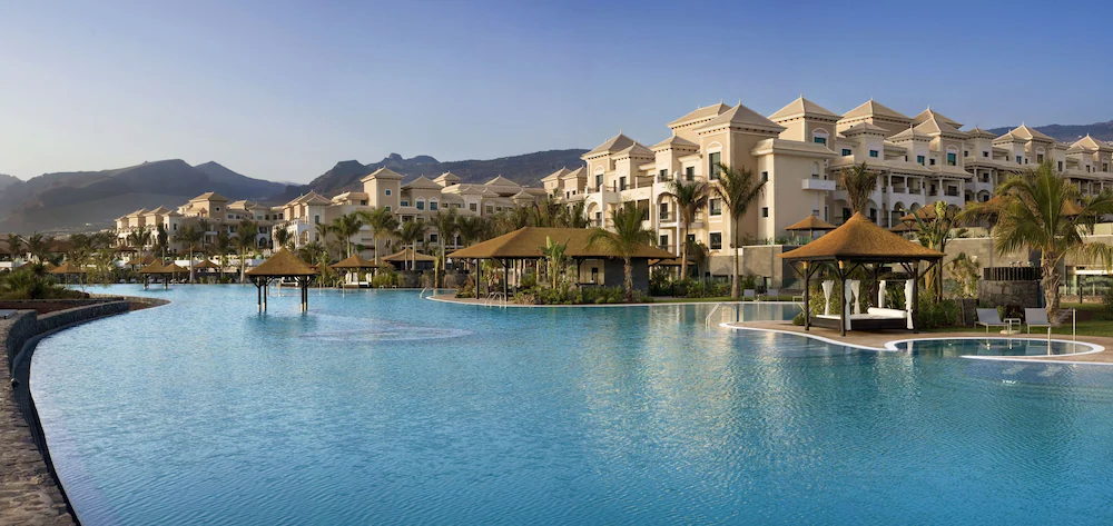 Pool area in the family section of Gran Melia Palacio de Isora hotel in Tenerife