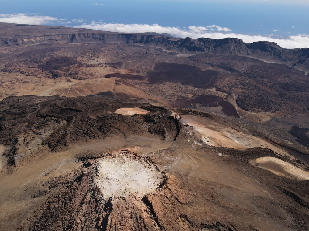 Vista Aerea del Teide - Tenerife