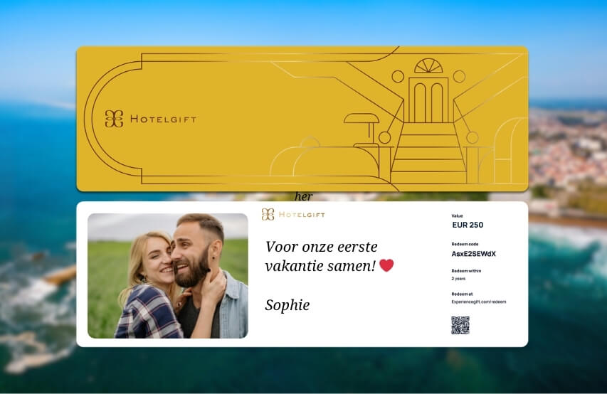 Koppel vakantie Hotelgift cadeaubon