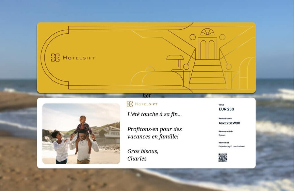 Hotelgift est une carte cadeau idéale pour des vacances en france en août
