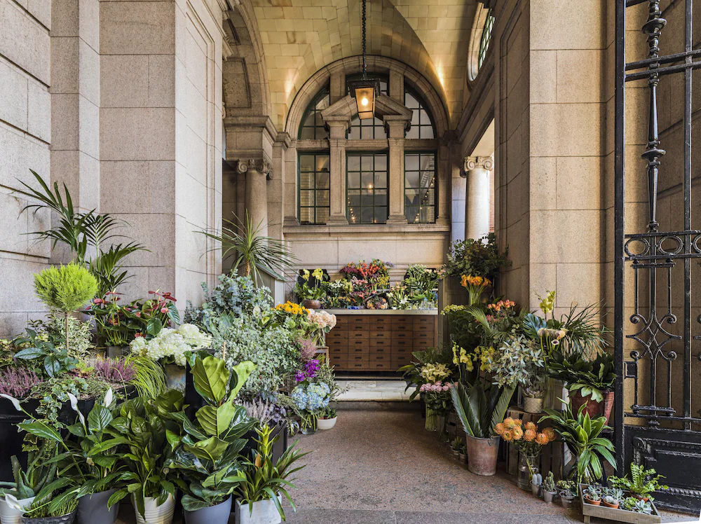 Kimpton clock tower interior gardens