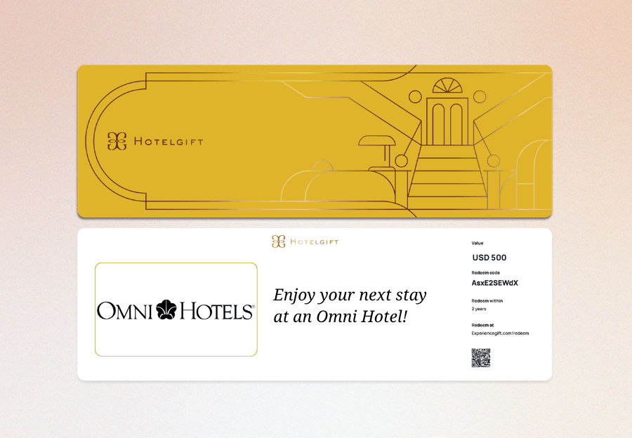 Physical gift card by mail