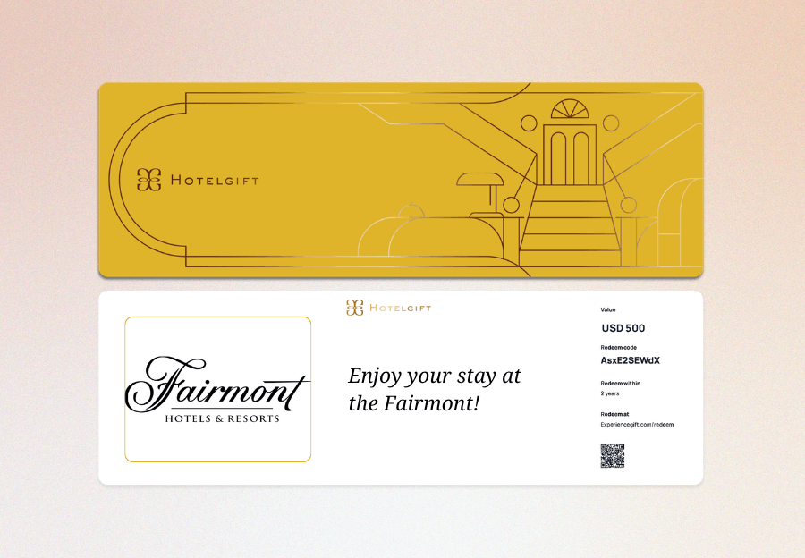 Physical gift card by mail