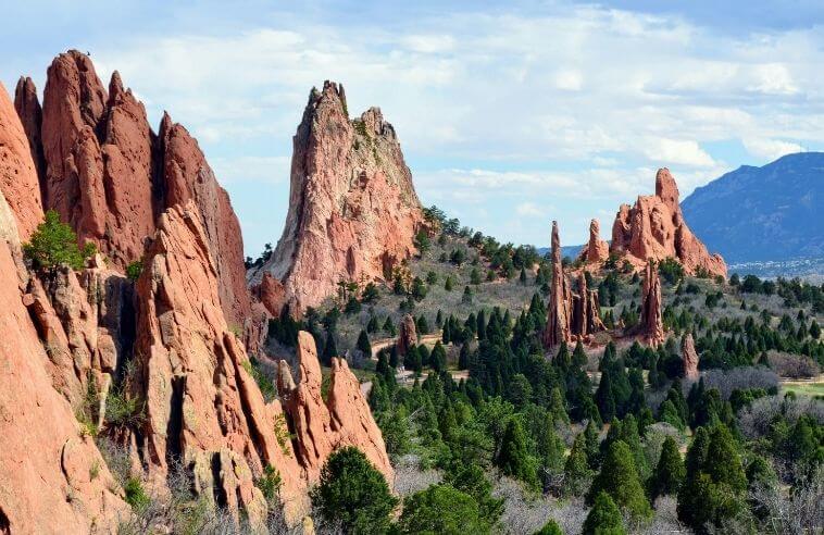 Landscape in Colorado Springs