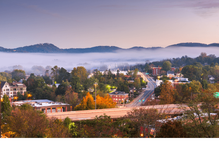 Ashville, where to go in August in the US
